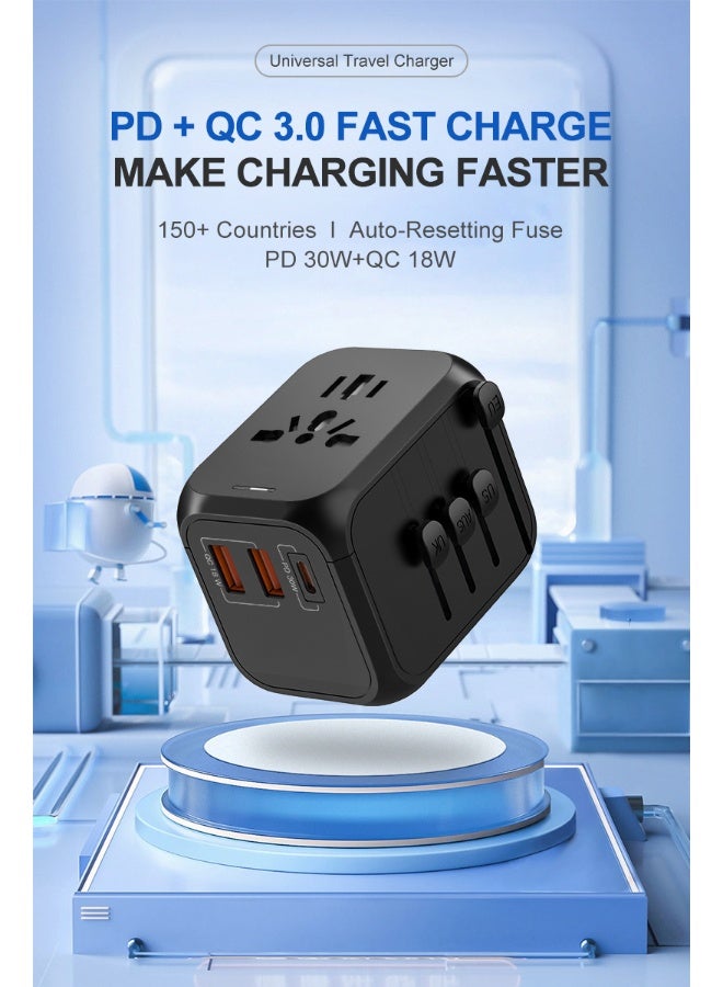 Multi-Functional Travel Charger - PD 30W Fast Charging Plug Adapter - Image 2
